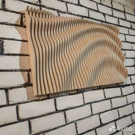 Панно из дерева. Декор стен. Стена