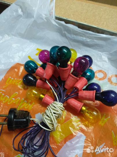 Елочная гирлянда СССР