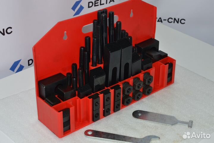 Комплект прижимов 0205, Т-паз 16 мм, М12