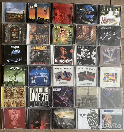 Cd диски Blues, Glam, Grunge, Progressive, Hard