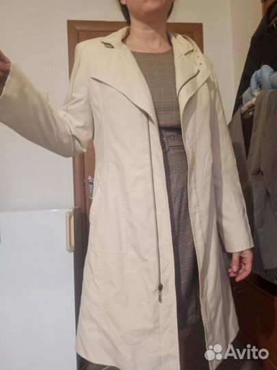 Плащ тренч косуха женский