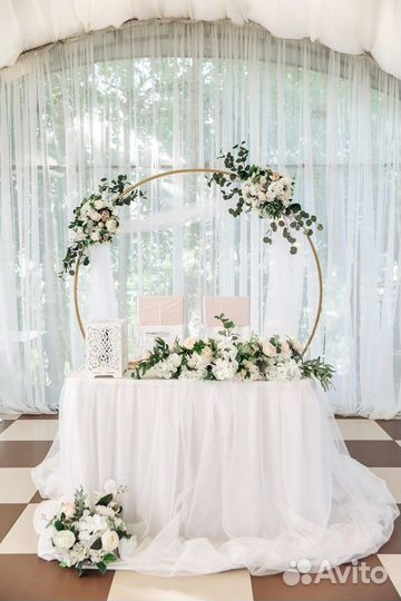 Оформление свадебного зала/декор