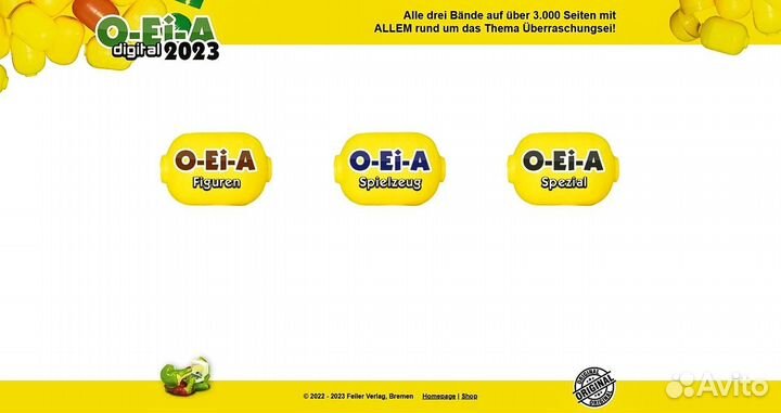 Каталог Киндер Сюрприз Digital O-Ei-A 2023