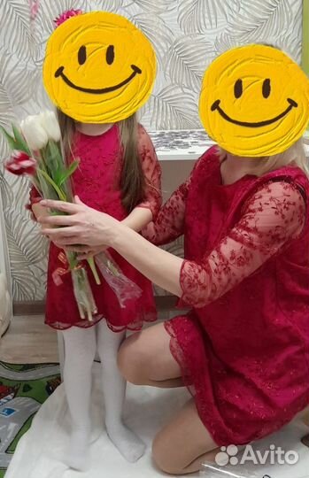 Платье мама и дочка