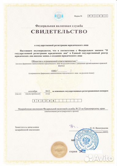 Открыть ип, регистрация ооо, изменения егрюл