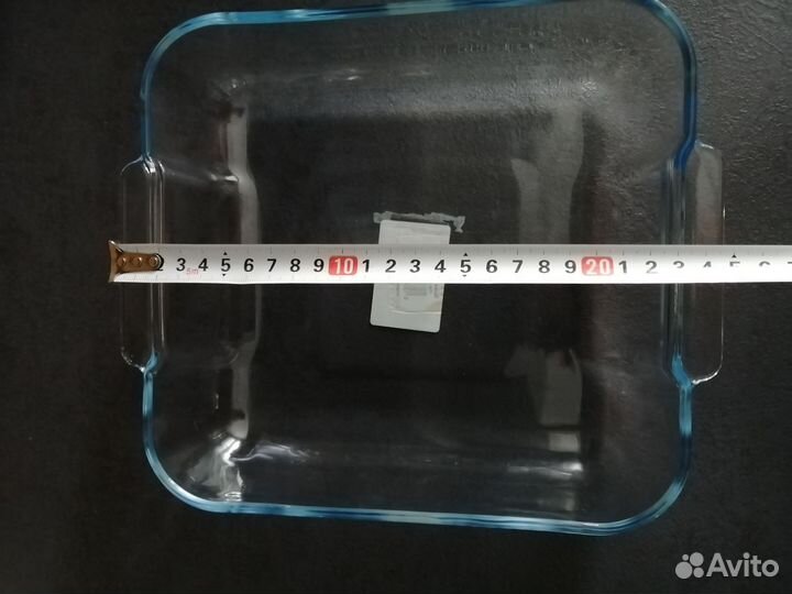 Форма для духовки, Франция. Стекло, 2л, 25*21*6см