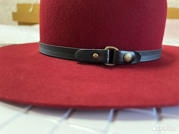 Шляпа женская фетровая Cardinal&Margo