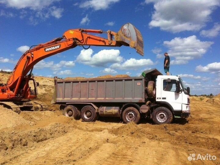 Песок \ Земля сеяный разной фракции от 3кубов