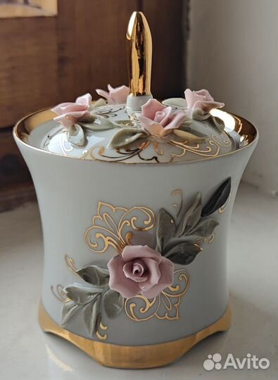 Сахарница, бонбоньерка Кисловодский фарфор