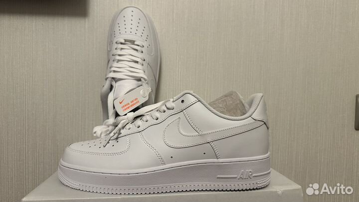 Мужские кроссовки nike Air Force 1 белые