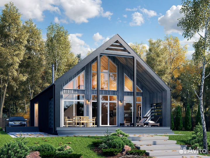 Каркасные дома в современном стиле