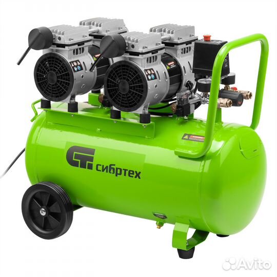 Компрессор безмасляный Сибртех мб 2000/50