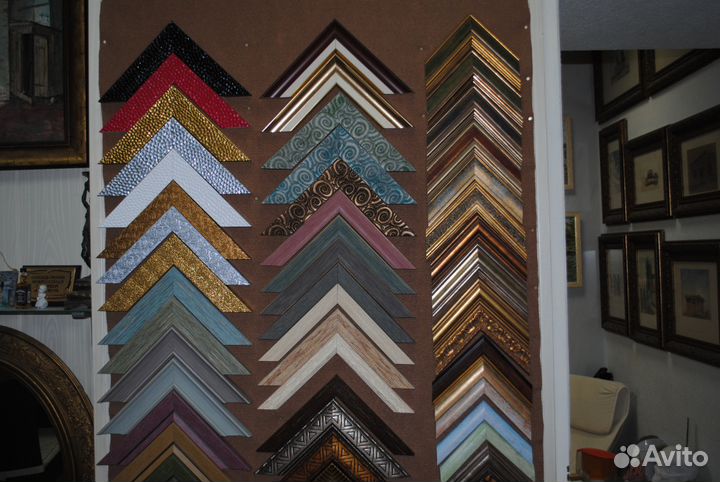 Багетная мастерская, оформление картин, вышивок