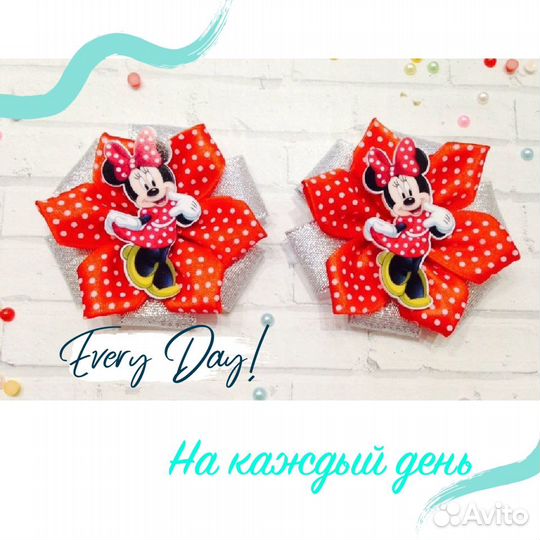 Бантики, резиночки, повязки на голову, ободочки