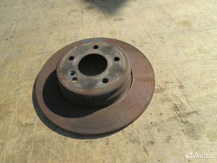 Тормозной диск задний Mercedes-Benz C230 W203