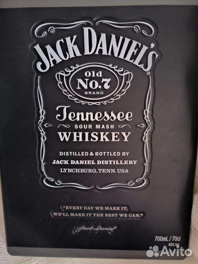 Металлическая коробка и роксы Jack Daniel's