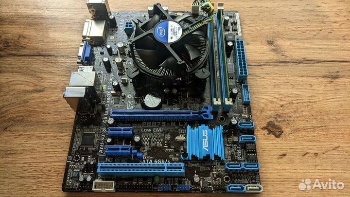 Комплект материнская плата с процессором i7, 8 Gb