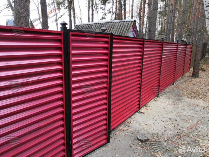Забор жалюзи