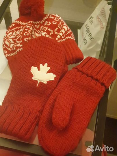 Шапка с рукавицами