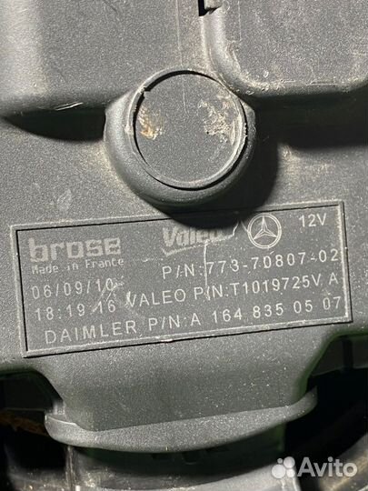 Мотор печки Mercedes-Benz M-Class W164