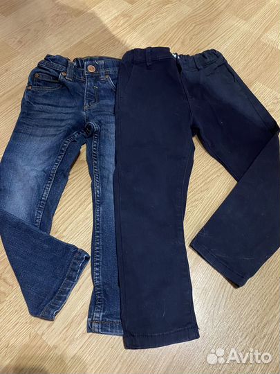 Рубашка и джинсы 98