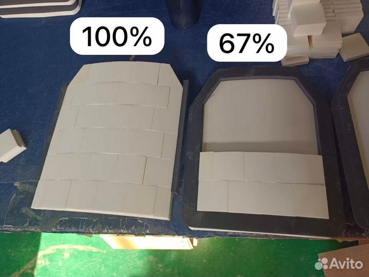 Бронеплита 3 размер керамика Бр5