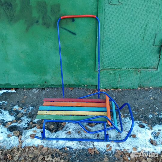 Детские зимние санки