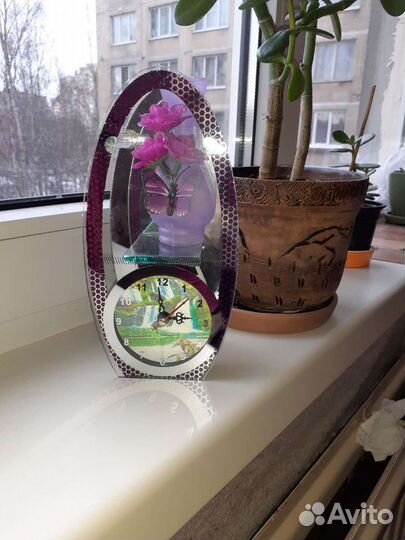 Часы ваза подарок с зеркалом