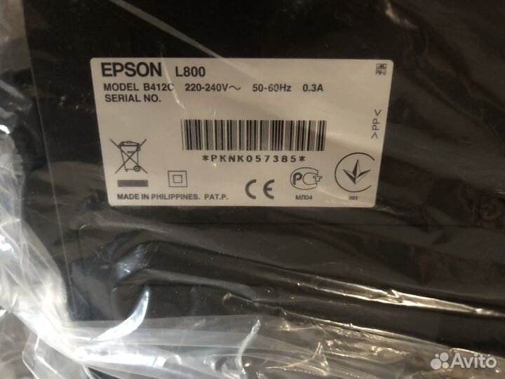 Фотопринтер epson l800(новый)