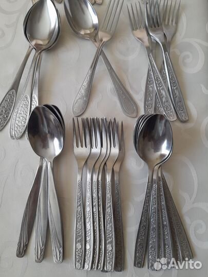 Набор столовых приборов СССР нержавейка