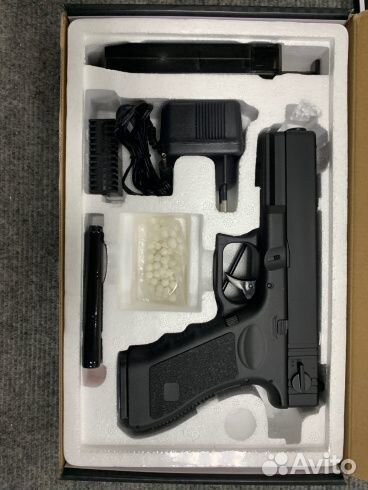 Страйкбольный пистолет (AEP) Glock-18C Black