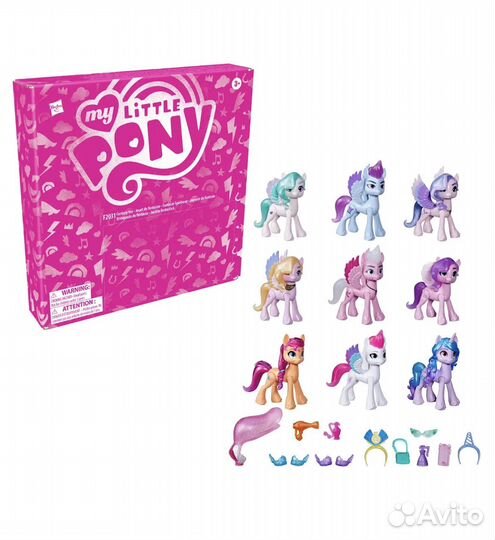 My Little Pony Набор игровой Сияющие сцены 9 пони