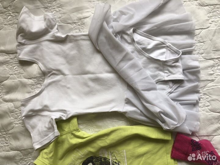 Футболка, купальник гимнастический