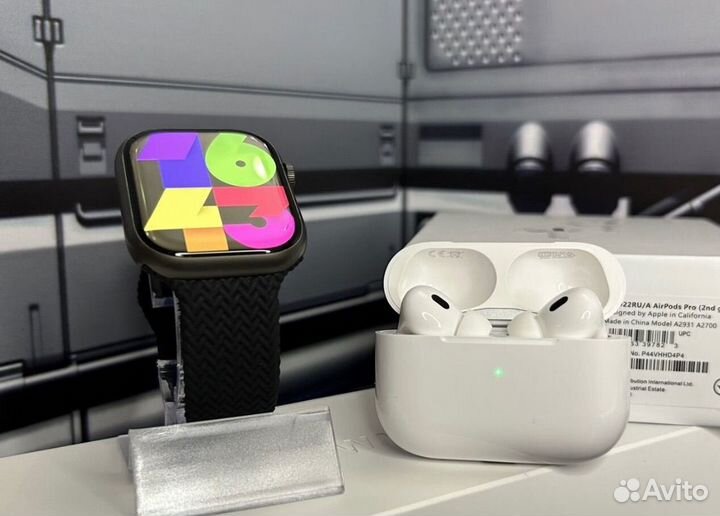 Комплект для парня Apple Watch 9 + Airpods