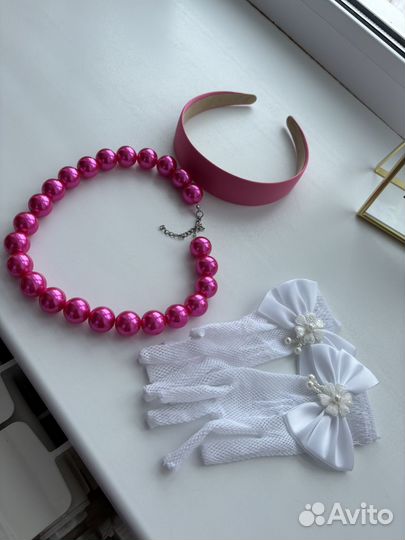 Платье праздничное в стиле стиляг белое 128-134