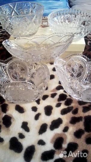 Салатник хрустальные