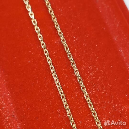 Новая золотая цепь 585 пробы Якорь 40