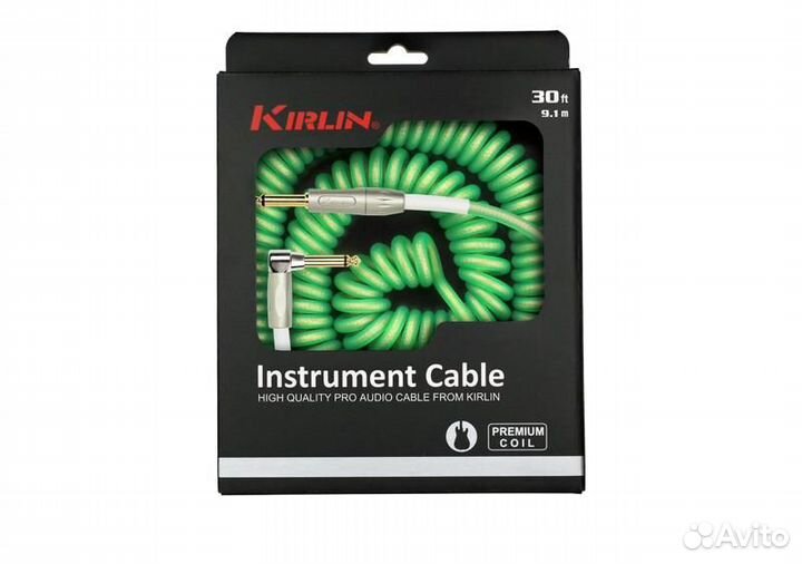 Кабель инструментальный Kirlin IMK-202pfgl 9.1M GR