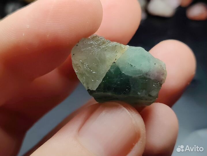 Флюорит полихромный. Необычный кристалл
