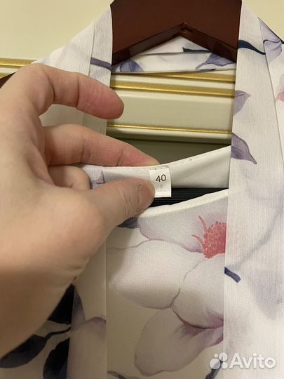 Платье женское шифоновое миди