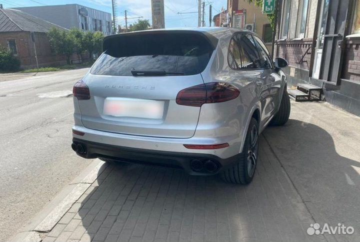 Насадки для Porsche Cayenne 14-17 Vector двойные