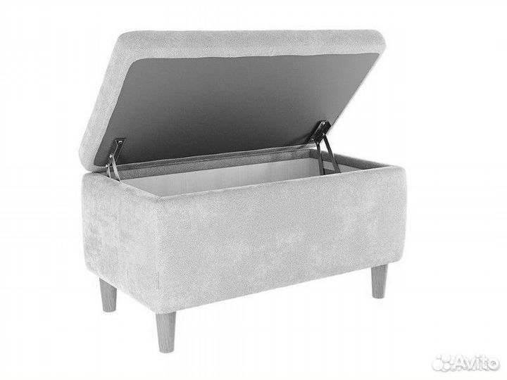 Пуф Чарли 2 (крем (велюр)