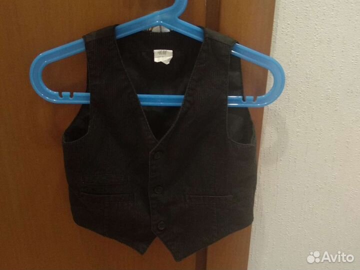 Рубашка и жилетка 86 92