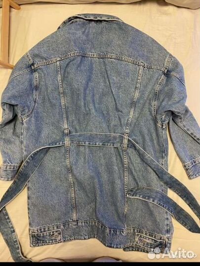 Джинсовая куртка pull bear женская 48р