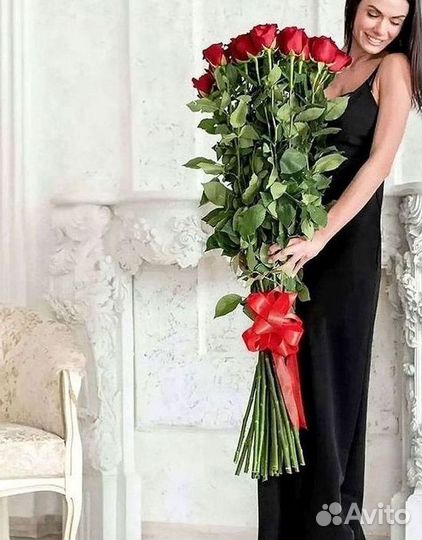 Высокие розы 150 160 170 180 190см доставка Москва