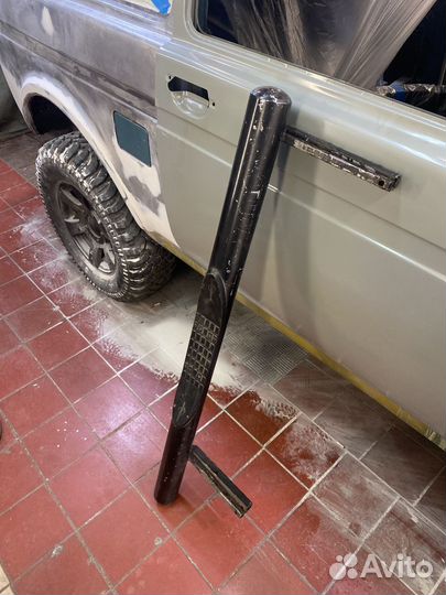 Защита порогов niva3 д