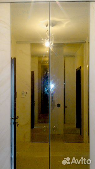 Стеклянные двери