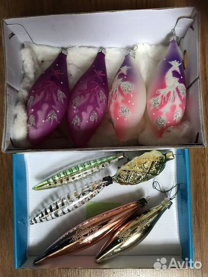 Елочные игрушки СССР