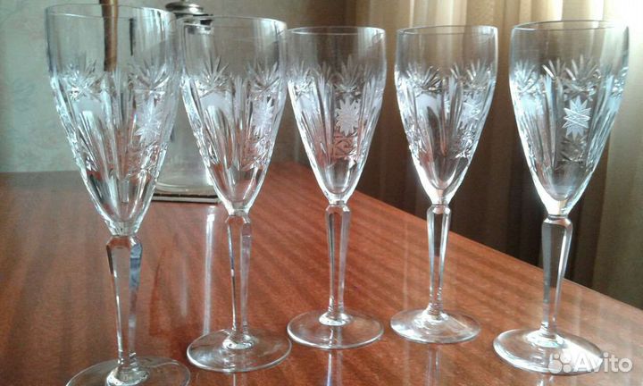 Фужеры бокалы Чехия