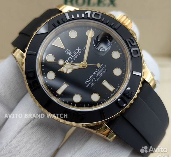 Часы Rolex Yacht-Master 42 Yellow Gold новые 3235